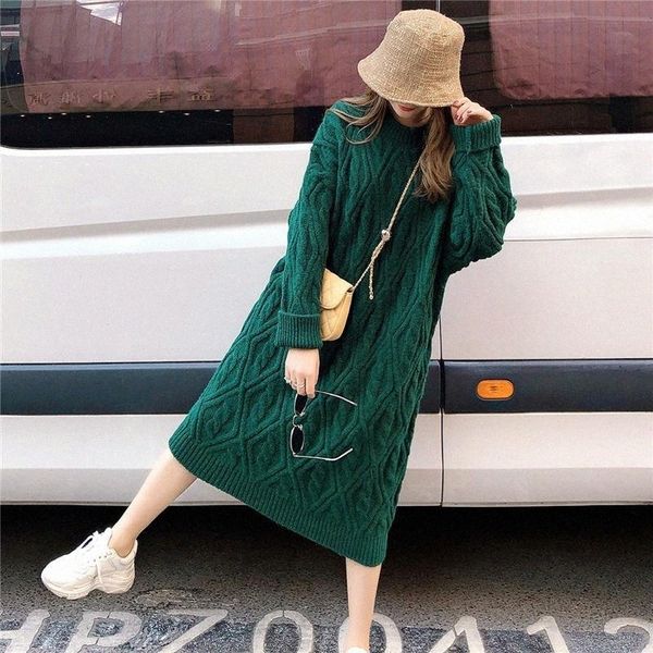 casual dresses 2021 women's one-piece autumn knitted dress korean style ladies midi oversize elegant knitting sweater robe y8wm#, Black;gray
casual dresses 2021 women's one-piece autumn knitted dress korean style ladies midi oversize elegant knitting sweater robe y8wm#, Black;gray