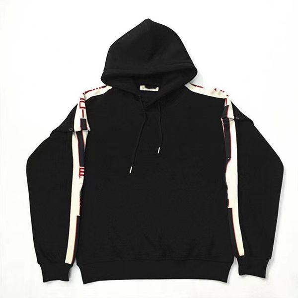 men's hoodies & sweatshirts winter new fleece warm sleeves detachable star with the same clothes ribbon loose leisure jacket men and wo, Black
men's hoodies & sweatshirts winter new fleece warm sleeves detachable star with the same clothes ribbon loose leisure jacket men and wo, Black