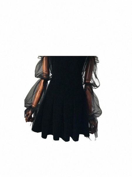 casual dresses french vintage women dress mesh splice slim a-line autumn slash neck high waist elegant evening party club female z71z#, Black;gray
casual dresses french vintage women dress mesh splice slim a-line autumn slash neck high waist elegant evening party club female z71z#, Black;gray