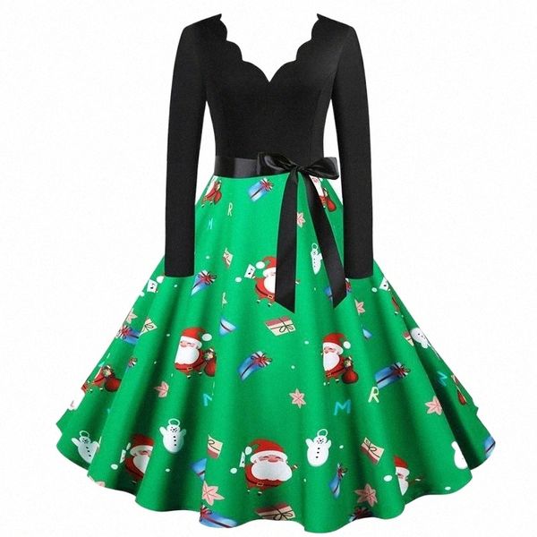 casual dresses winter women vintage christmas dress print swing elegant v neck year long sleeve party sundress robe j2i6#, Black;gray
casual dresses winter women vintage christmas dress print swing elegant v neck year long sleeve party sundress robe j2i6#, Black;gray