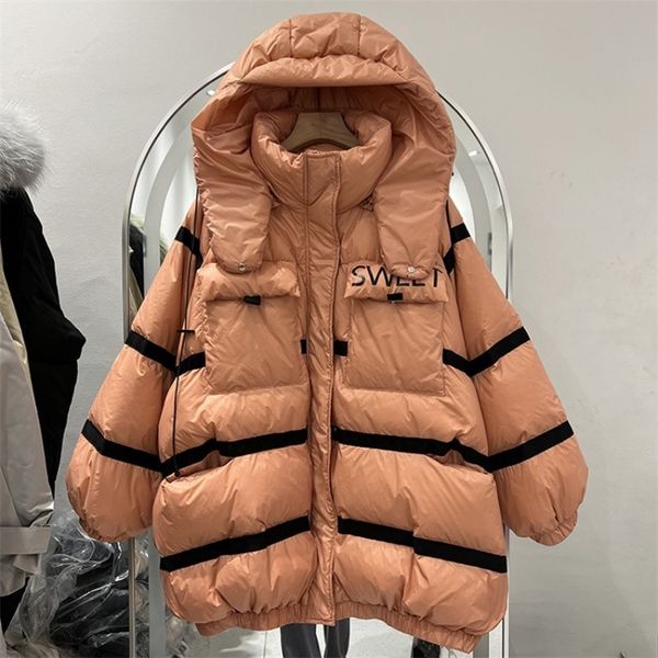 womens down parkas loose oversized warm long parka puff white duck down outwear female coats winter overcoat thicker down jackets women clot, Black
womens down parkas loose oversized warm long parka puff white duck down outwear female coats winter overcoat thicker down jackets women clot, Black