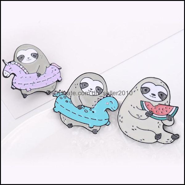 pins brooches sloth swim ring eat watermelon brooch cartoon lapels denim coat badge pins accessory drop delivery 2021 jewelry dhselle dhxol, Gray
pins brooches sloth swim ring eat watermelon brooch cartoon lapels denim coat badge pins accessory drop delivery 2021 jewelry dhselle dhxol, Gray