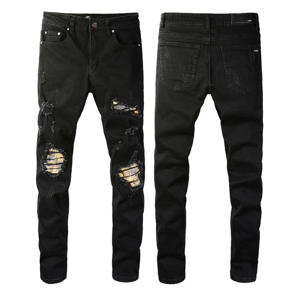 2021 mens jeans distressed motorcycle biker jean rock skinny slim ripped hole letter uality brand hip hop denim pants 862, Blue
2021 mens jeans distressed motorcycle biker jean rock skinny slim ripped hole letter uality brand hip hop denim pants 862, Blue