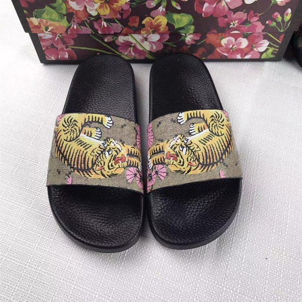 2020 new designer mens womens slippers sandals with tiger flower strawberry printed beach slipper fashion luxury casual slipper sh3201, Black
2020 new designer mens womens slippers sandals with tiger flower strawberry printed beach slipper fashion luxury casual slipper sh3201, Black