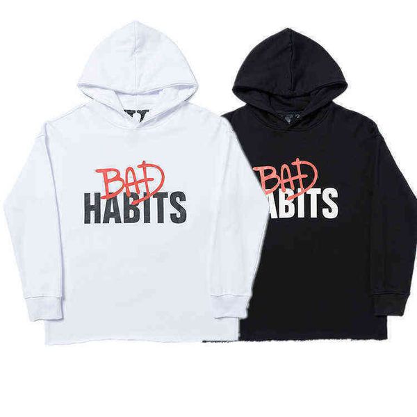 men's hoodies sweatshirts red hem trendy big vlones v loose hoodie men's and women's pullover, Black
men's hoodies sweatshirts red hem trendy big vlones v loose hoodie men's and women's pullover, Black