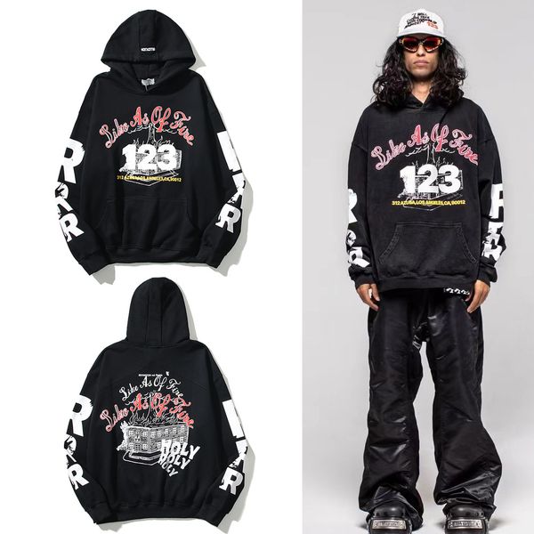 black sweatshirts hoodies men women print pullover hoode pullovers hip hop 2023