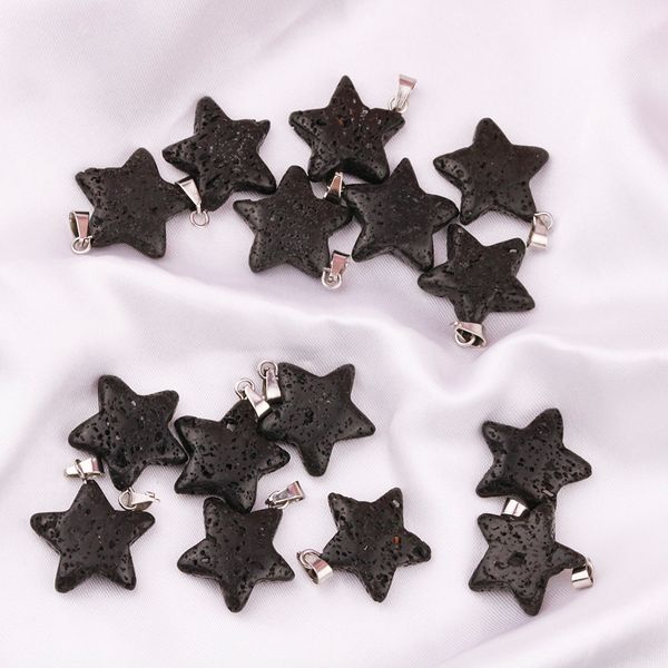 natural stone black lava stone star charms aromatherapy essential oil perfume diffuser pendant for diy necklace, Bronze;silver
natural stone black lava stone star charms aromatherapy essential oil perfume diffuser pendant for diy necklace, Bronze;silver