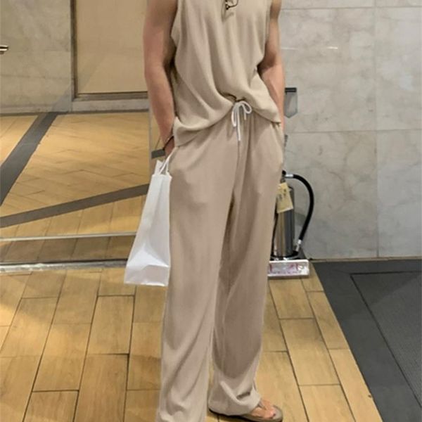 men's tracksuits incerun men casual sets solid color summer o-neck sleeveless tank pants two pieces sets streetwear men suits s-5xl 22, Gray
men's tracksuits incerun men casual sets solid color summer o-neck sleeveless tank pants two pieces sets streetwear men suits s-5xl 22, Gray