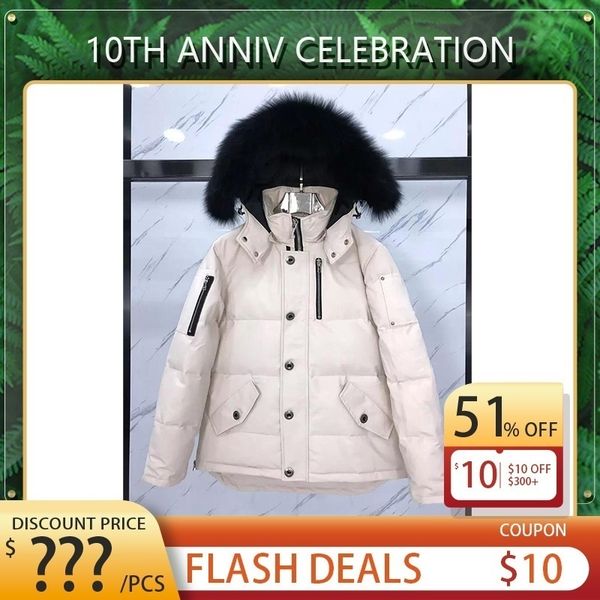 men's down parkas jackets fashion jacket man women outdoor warm coat with fox fur size xs-xxl whzp 8ews, Black
men's down parkas jackets fashion jacket man women outdoor warm coat with fox fur size xs-xxl whzp 8ews, Black