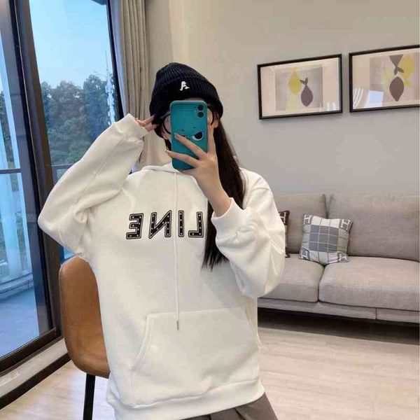 designer hoodies woman man celinn sweatershirts spring and autumn new rivet series printed hooded pullover men women loose casual fashion br, Black
designer hoodies woman man celinn sweatershirts spring and autumn new rivet series printed hooded pullover men women loose casual fashion br, Black