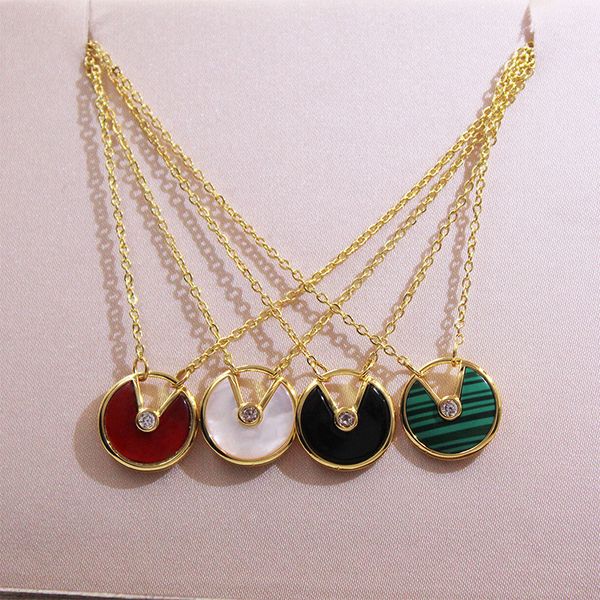 steel stainless luxury pendant necklaces brand circle shell simple classic designer love necklace choker women party wedding jewelry, Silver
steel stainless luxury pendant necklaces brand circle shell simple classic designer love necklace choker women party wedding jewelry, Silver