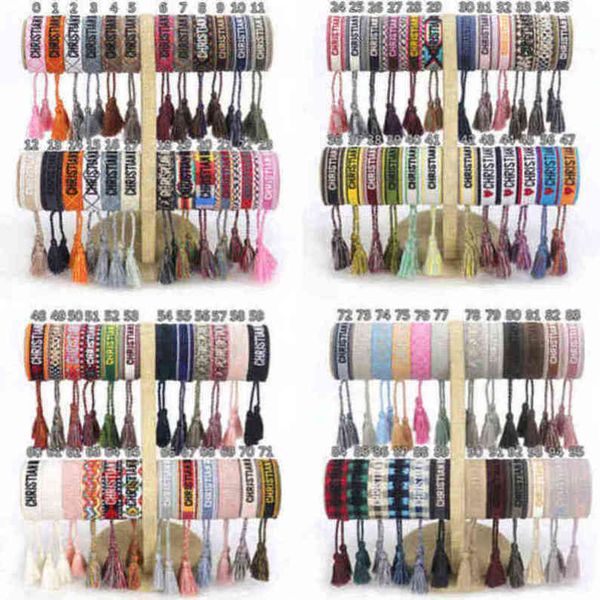 brand fashion bracelets woven friendship for womens handmade braided luxury bracelet designers with tassel print embroidery mens jewelry ban, Golden;silver
brand fashion bracelets woven friendship for womens handmade braided luxury bracelet designers with tassel print embroidery mens jewelry ban, Golden;silver