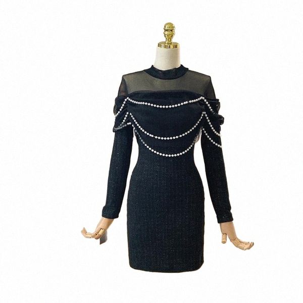 casual dresses bodycon dress fall winter 2021 fashion women stand long sleeve knitting striped spliced mesh pearls beading black sweater w5z, Black;gray
casual dresses bodycon dress fall winter 2021 fashion women stand long sleeve knitting striped spliced mesh pearls beading black sweater w5z, Black;gray