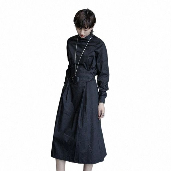 casual dresses zcsmll early autumn dark dress for women black wind small stand collar slim temperament strap long sleeve female v8fz#, Black;gray
casual dresses zcsmll early autumn dark dress for women black wind small stand collar slim temperament strap long sleeve female v8fz#, Black;gray
