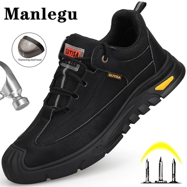 boots brand men work shoes lighweight steel toe safety indestructible male punctureproof footwear 220913, Black
boots brand men work shoes lighweight steel toe safety indestructible male punctureproof footwear 220913, Black