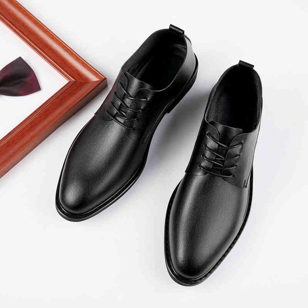 dress shoes inner heightening new spring and summer formal leather business casual men's youth comfortable soft sole single shoe 220914, Black
dress shoes inner heightening new spring and summer formal leather business casual men's youth comfortable soft sole single shoe 220914, Black