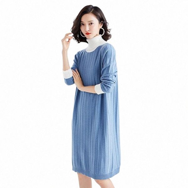 casual dresses turtleneck cashmere dress autumn winter lady pullover female fashion patchwork wool knit r6tu#, Black;gray
casual dresses turtleneck cashmere dress autumn winter lady pullover female fashion patchwork wool knit r6tu#, Black;gray