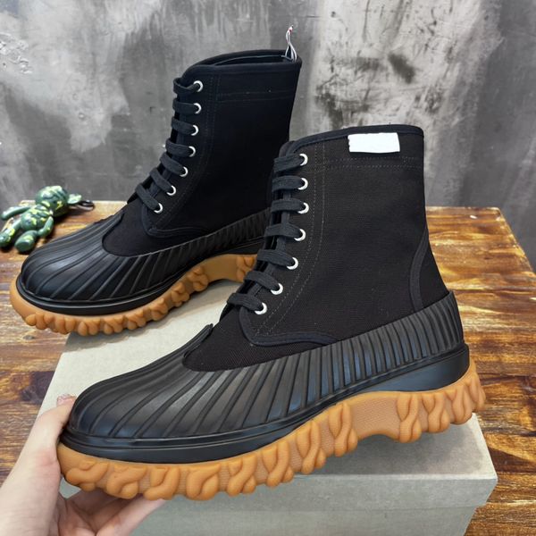 longwing duck boots designer men thoms calf leather ankle boot fashion duck chunky martin booties quality size 38-45, Black
longwing duck boots designer men thoms calf leather ankle boot fashion duck chunky martin booties quality size 38-45, Black