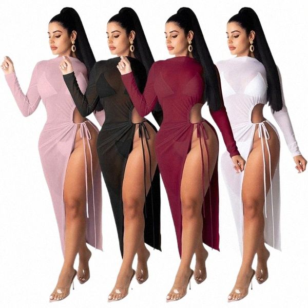 casual dresses sheer mesh perspective women party maxi dress ruched drawstring full sleeve beach wear elegant side high split vestidos h6u0#, Black;gray
casual dresses sheer mesh perspective women party maxi dress ruched drawstring full sleeve beach wear elegant side high split vestidos h6u0#, Black;gray
