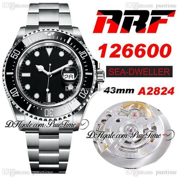 arf v3 deep eta a2824 automatic mens watch 43 ceramic bezel black red dial 904l steel case and oystersteel bracelet super edition same serie, Slivery;brown
arf v3 deep eta a2824 automatic mens watch 43 ceramic bezel black red dial 904l steel case and oystersteel bracelet super edition same serie, Slivery;brown