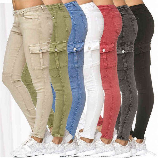 women's jeans autumn and winter 2021 side three dimensional bag tight leggings women, Blue
women's jeans autumn and winter 2021 side three dimensional bag tight leggings women, Blue