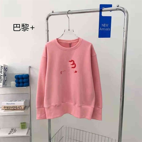 original hoodie balenciga autumn designer and winter parisian printed pink upper body casual loose women's round neck sweater, Black
original hoodie balenciga autumn designer and winter parisian printed pink upper body casual loose women's round neck sweater, Black