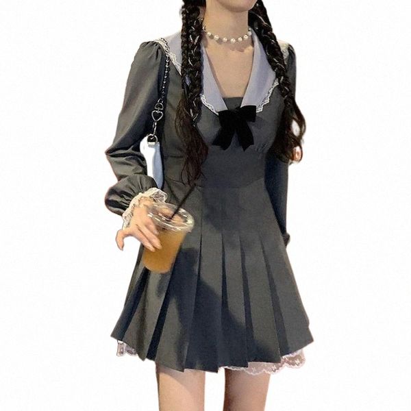 casual dresses 2021 autumn kawaii elegant dress women korean fashion party mini lace long sleeve college style sweet cute 38co#, Black;gray
casual dresses 2021 autumn kawaii elegant dress women korean fashion party mini lace long sleeve college style sweet cute 38co#, Black;gray