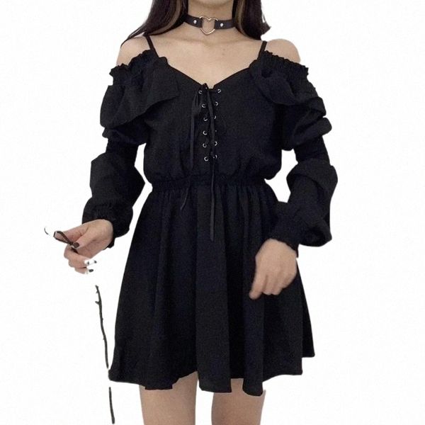 casual dresses women lace dress plus size up black autumn 2021 high waist femme off shoulder long sleeve gothic clothes z0fd#, Black;gray
casual dresses women lace dress plus size up black autumn 2021 high waist femme off shoulder long sleeve gothic clothes z0fd#, Black;gray