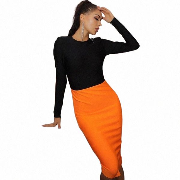 casual dresses 2021 fashion women black o neck orange long sleeve knee length bodycon bandage elegant designer party dress wholesale r0nt#, Black;gray
casual dresses 2021 fashion women black o neck orange long sleeve knee length bodycon bandage elegant designer party dress wholesale r0nt#, Black;gray