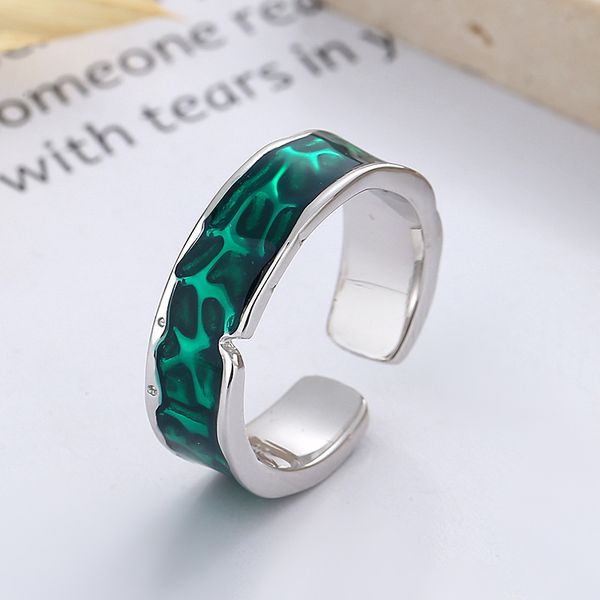 wedding rings s925 sterling silver european and american style green dark pattern epoxy trend irregular fashion open 220913, Slivery;golden
wedding rings s925 sterling silver european and american style green dark pattern epoxy trend irregular fashion open 220913, Slivery;golden