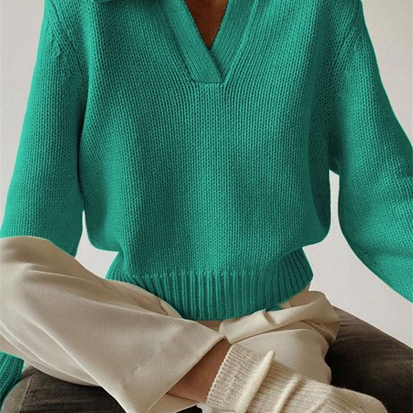 women's knits tees fsda green long sleeve sweater knitted women v neck autumn winter fashion pullover casual black 220914, White
women's knits tees fsda green long sleeve sweater knitted women v neck autumn winter fashion pullover casual black 220914, White
