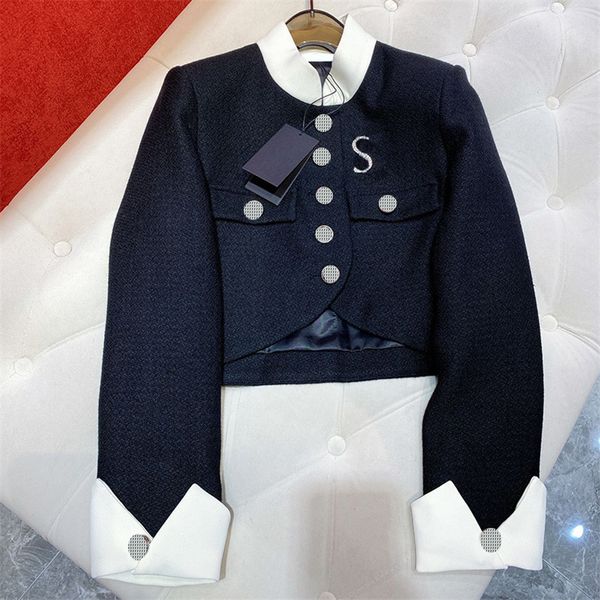 vintage womens coats fashion short jackets with pin ins trendy long sleeve jacket, Black
vintage womens coats fashion short jackets with pin ins trendy long sleeve jacket, Black