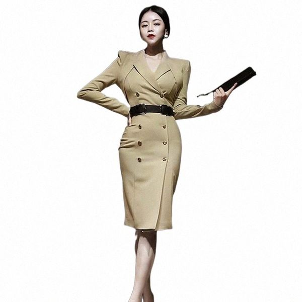 casual dresses arrival fashion women spring autumn slim midi dress ladies temperament notched collar double breasted solid pencil y5py#, Black;gray
casual dresses arrival fashion women spring autumn slim midi dress ladies temperament notched collar double breasted solid pencil y5py#, Black;gray