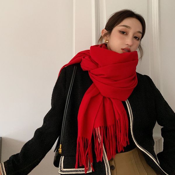 scarves thick cashmere scarf for women pure color pashmina shawl and wrap design luxury brand blanket stole bufanda echarpe female 220914, Blue;gray
scarves thick cashmere scarf for women pure color pashmina shawl and wrap design luxury brand blanket stole bufanda echarpe female 220914, Blue;gray