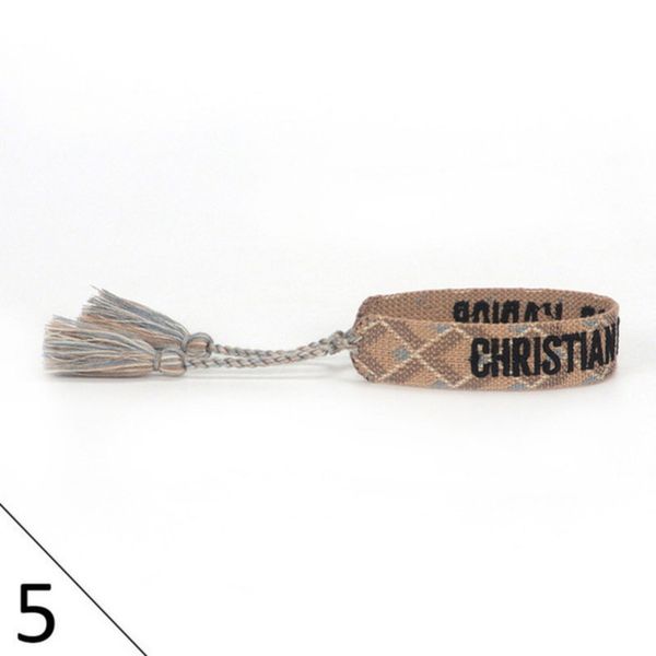 brand luxury braided bracelet adjustable woven friendship bangle for womens mens designer letter embroidery rope bracelets jewelry gift code, Golden;silver
brand luxury braided bracelet adjustable woven friendship bangle for womens mens designer letter embroidery rope bracelets jewelry gift code, Golden;silver