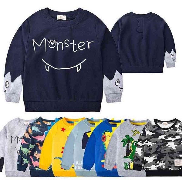 2-8 year children pullover sweatshirt cartoon dinosaur monster print outerwear jacket toddler kids spring autumn boy clothes 0913, Blue
2-8 year children pullover sweatshirt cartoon dinosaur monster print outerwear jacket toddler kids spring autumn boy clothes 0913, Blue
