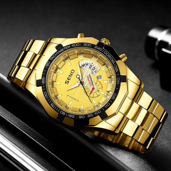 new men's wristwatches designers quartz watches stainless steel band waterproof sports wristwatch personality montre de luxe for male w, Slivery;brown
new men's wristwatches designers quartz watches stainless steel band waterproof sports wristwatch personality montre de luxe for male w, Slivery;brown