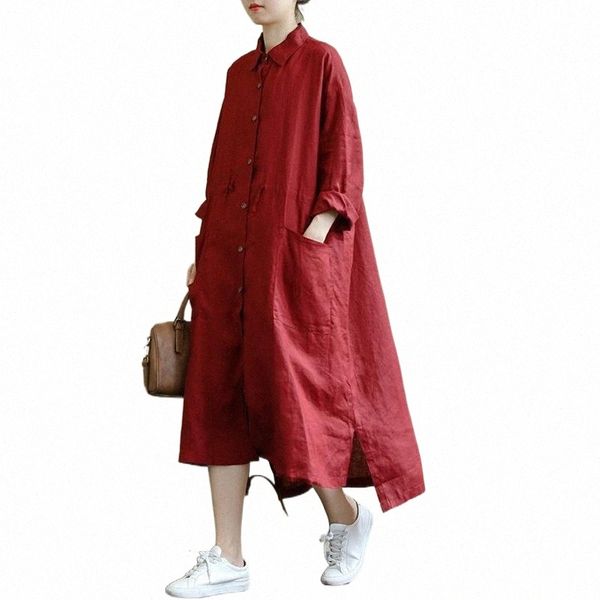 casual dresses johnature women red shirt loose button turn-down collar long sleeve robes pockets 2021 spring vintage 70kx#, Black;gray
casual dresses johnature women red shirt loose button turn-down collar long sleeve robes pockets 2021 spring vintage 70kx#, Black;gray