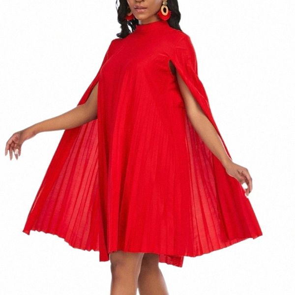 casual dresses women oversized party dress cloak pleated loose short sleeve stand collar large female birthday robes for summer spring v96u#, Black;gray
casual dresses women oversized party dress cloak pleated loose short sleeve stand collar large female birthday robes for summer spring v96u#, Black;gray