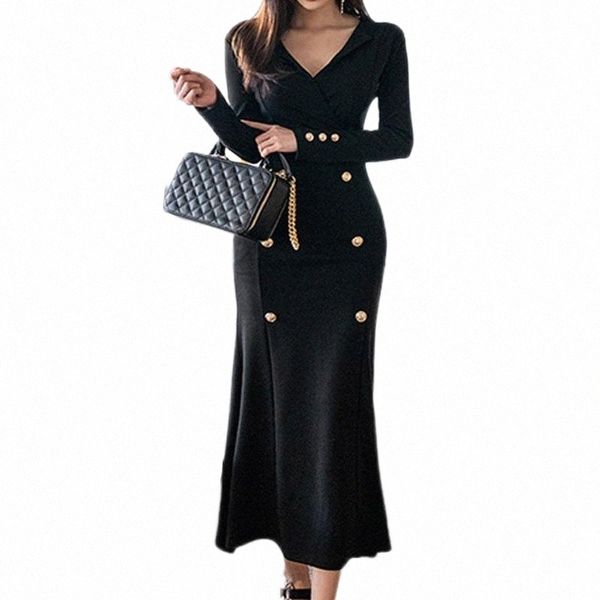 casual dresses elegant double breasted mermaid dress women autumn sheath office wear black long occupation work bodycon vestidos 82jh#, Black;gray
casual dresses elegant double breasted mermaid dress women autumn sheath office wear black long occupation work bodycon vestidos 82jh#, Black;gray