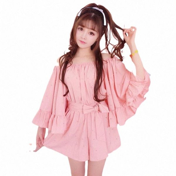 casual dresses summer autumn sweet kawaii pink cute flare sleeve soft sister bow sashes ruffles embroidered flares short teens vestidos r6l5, Black;gray
casual dresses summer autumn sweet kawaii pink cute flare sleeve soft sister bow sashes ruffles embroidered flares short teens vestidos r6l5, Black;gray