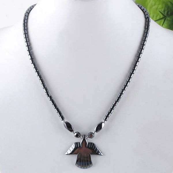 black magnetic natural hematite stone beads animal pendant & necklace 18" length for women fashion jewelry gift f3038, Silver
black magnetic natural hematite stone beads animal pendant & necklace 18" length for women fashion jewelry gift f3038, Silver