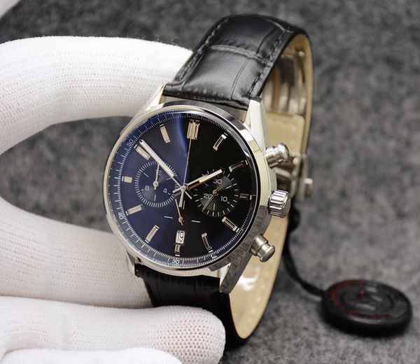 high grade 02 watch 42mm quartz vk chronograph battery power mens watches stainless steel bracelet 80hours black dial strap floding case
high grade 02 watch 42mm quartz vk chronograph battery power mens watches stainless steel bracelet 80hours black dial strap floding case