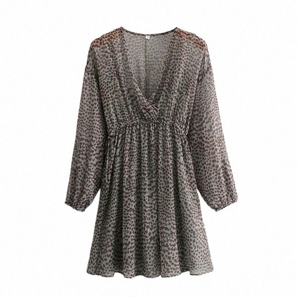 casual dresses elegant women leopard print 2l020 autumn fashion ladies v-neck drawsting dress streetwear female chic loose vestidos 75tc#, Black;gray
casual dresses elegant women leopard print 2l020 autumn fashion ladies v-neck drawsting dress streetwear female chic loose vestidos 75tc#, Black;gray