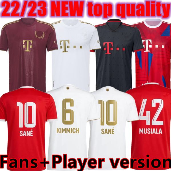 22 23 oktoberfest fc bayern munich lewandowski soccer jersey goretzka fans player version home red sane gnabry coman muller davies kimmich m, Black;yellow
22 23 oktoberfest fc bayern munich lewandowski soccer jersey goretzka fans player version home red sane gnabry coman muller davies kimmich m, Black;yellow