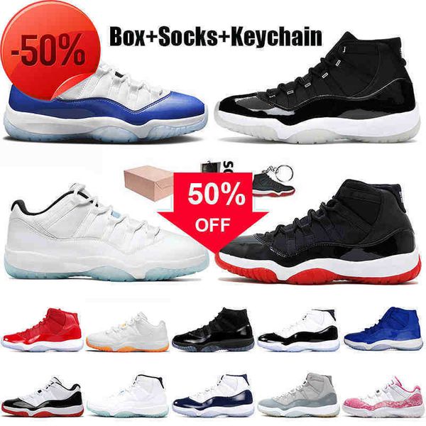2021 with box women men 11s basketball shoes jumpman 11 concord jubilee 25th anniversary low legend blue bred cap and gown trainers sneakers, Black
2021 with box women men 11s basketball shoes jumpman 11 concord jubilee 25th anniversary low legend blue bred cap and gown trainers sneakers, Black