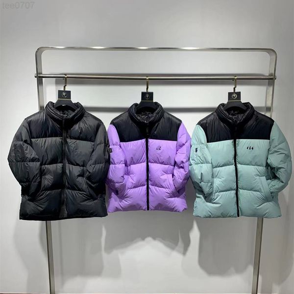 22 down jackets winter korean color matching embroidery letter lovers white duck down jacket stand collar casual loose coat, Black
22 down jackets winter korean color matching embroidery letter lovers white duck down jacket stand collar casual loose coat, Black
