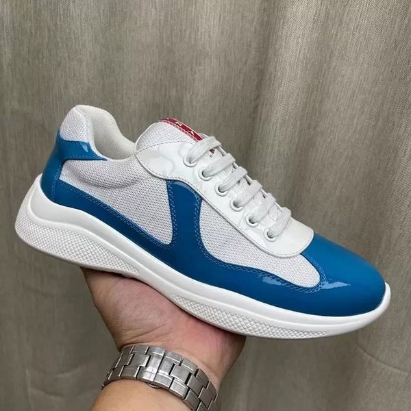 luxury brands men's casual shoes america's cup low-sneakers patent leather lace-up trainers outdoor walking sneaker fashion flat f, Black
luxury brands men's casual shoes america's cup low-sneakers patent leather lace-up trainers outdoor walking sneaker fashion flat f, Black