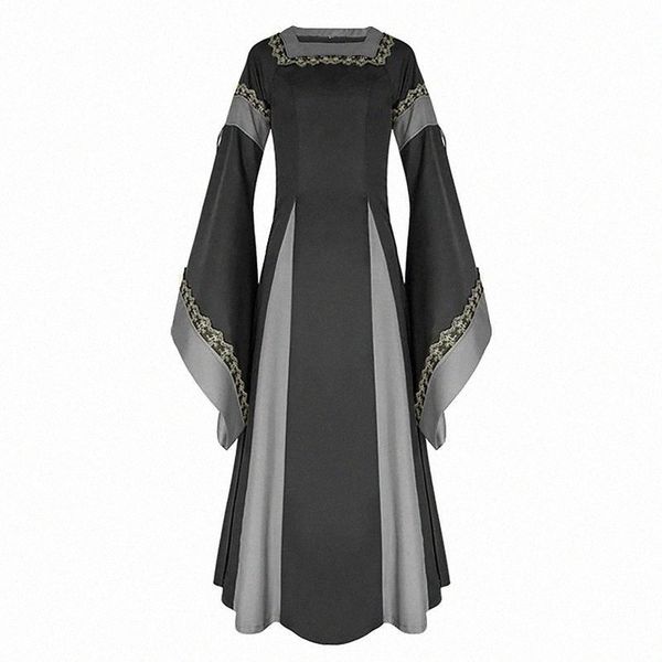 casual dresses women evening party patchwork dress halloween long sleeve loose ladies high slit solid maxi vestidos 640k#, Black;gray
casual dresses women evening party patchwork dress halloween long sleeve loose ladies high slit solid maxi vestidos 640k#, Black;gray