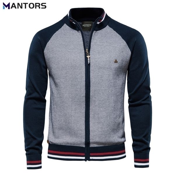 mantors autumn cardigan sweater mens casual knitted fashion long sleeve coat zipper cotton 220914, White;black
mantors autumn cardigan sweater mens casual knitted fashion long sleeve coat zipper cotton 220914, White;black